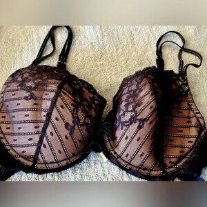 CHANTELLE BLACK BRA SIZE 36DDD - LIKE NEW